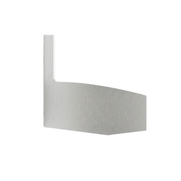 Zaślepka boczna do systemu zadaszeń szklanych na listwie aluminiowej N100 - 3000 mm, aluminium, anoda matowa