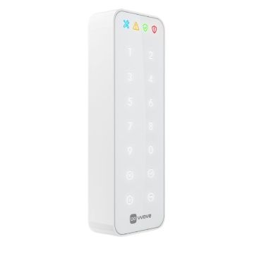 Bezprzewodowa klawiatura dotykowa BE WAVE BY SATEL Smart Keypad W biała (AKP-200-W) ABAX2