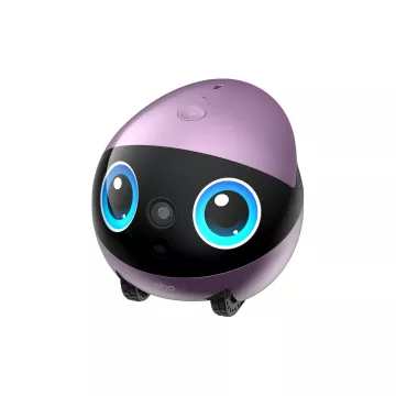 EnaBot EBO AIR 2 Plus - domowy robot towarzyszący z funkcją monitoringu i rozmów video, purpurowy