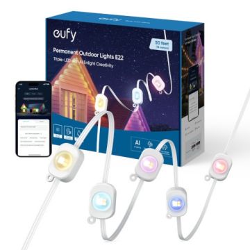 Lampki modułowe Eufy E22 Permanent Outdoor Light, 15m