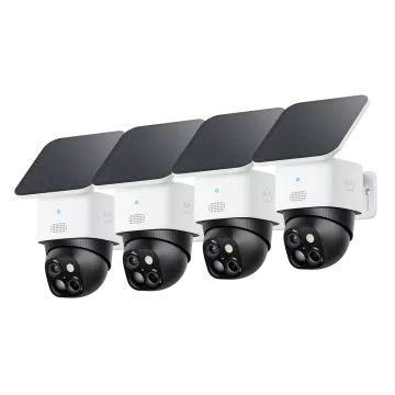 Zestaw 4x kamera zewnętrzna Eufy Security S340 SoloCam WiFi z panelem słonecznym