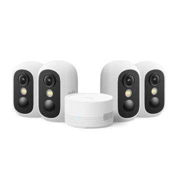 Zestaw 4 kamer eufyCam C35 - Wi-Fi 2,4 GHz, PureColor Vision, aktywne odstraszanie, inteligentne wykrywanie AI