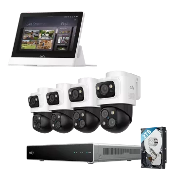 Zestaw Inteligentny ekran E10 + System eufy PoE NVR S4 Max