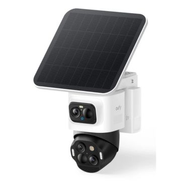 Kamera zewnętrzna IP eufyCam S4 - biało-czarna, WiFi, rozdzielczość 3840 x 2160 px, 130°, Amazon Alexa, Google Assistant