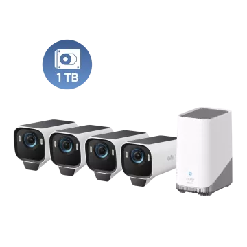 Zestaw kamer Eufy Cam S3 Pro 4K 4-Cam Kit + HB3 + dysk 1TB