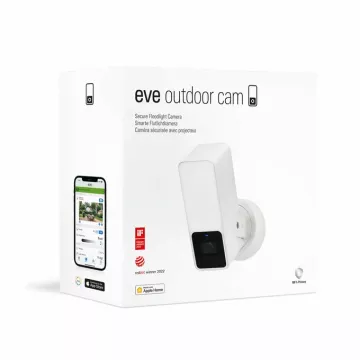 Eve Outdoor Cam - zewnętrzna kamera monitorująca z czujnikiem ruchu (biała)