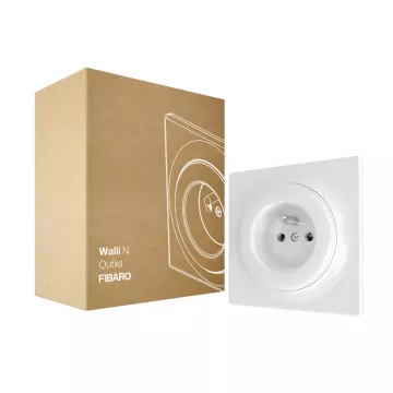 Gniazdko FIBARO Walli N Outlet type E biały (FGWSONE-011)