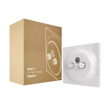 FIBARO Walli TV/FM Outlet biały (FGWTFEU-021)