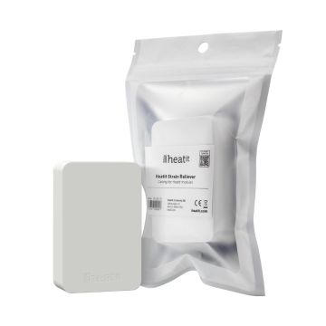 Obudowa montażowa z odciążeniem kabla do modułów Heatit Strain Reliever - biała (RAL 9003)