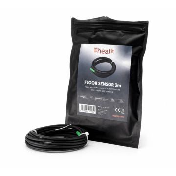 Czujnik podłogowy HeatIt Floor Sensor - o średnicy 3mm,  NTC, nominalna rezystancja 10 kΩ, długość 3 m