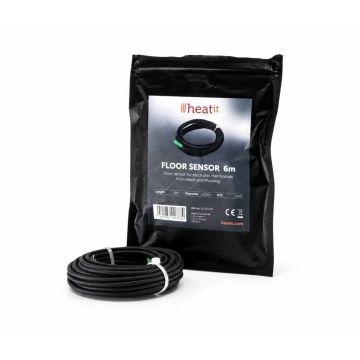 Czujnik podłogowy HeatIt Floor Sensor - o średnicy 3mm,  NTC, nominalna rezystancja 10 kΩ, długość 6 m