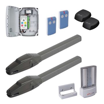 Zestaw OP 24 UNI DL 042 do bram skrzydłowych o maks. długości skrzydła 2,5 m i wadze 250 kg (w zestawie z pilotami Maxi 2)