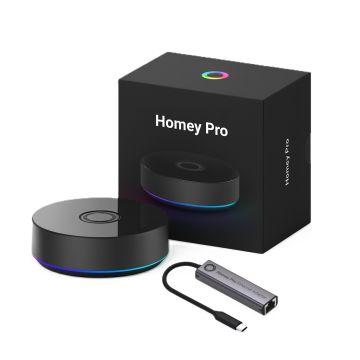 Zestaw inteligentna centrala Homey Pro (2026) + Homey Ethernet Adapter