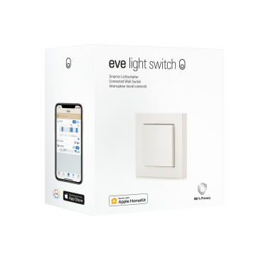 Eve Light Switch - inteligentny włącznik ścienny (technologia Thread)