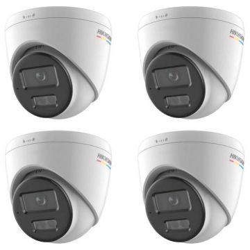 Zestaw 4 kamer IP HIKVISION (DS-2CD1347G2H-LIU(2.8mm) PL) opakowanie zbiorcze 4szt.