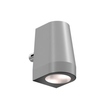 Zewnętrzne oświetlenie ścienne, stożkowe Cone Locinox 230 V AC - 55 mm, srebrne