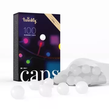 Silikonowe nakładki na lampki Twinkly MiniCaps - 100 Silicon Caps, Sphere Shaped