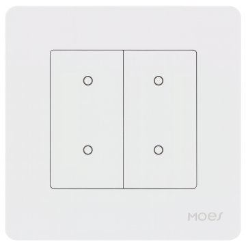 Pilot 4-kanałowy Moes (SR-ZT4-W) Biały Tuya Zigbee