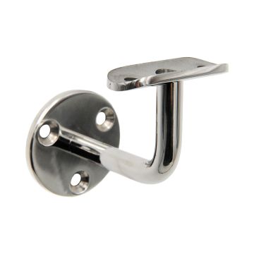 Uchwyt poręczy mocowany do ściany, fi60 x 12 mm, stal nierdzewna, połysk
