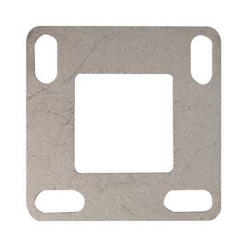 Podstawa słupa balustrady 40x40mm, do wspawania 80x80/40x40/4x9, stal nierdzewna, powierzchnia surowa
