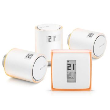 Zestaw startowy Termostat pokojowy + 3x głowice Netatmo