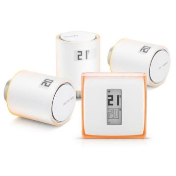 Zestaw startowy Termostat pokojowy + 3x głowice Netatmo