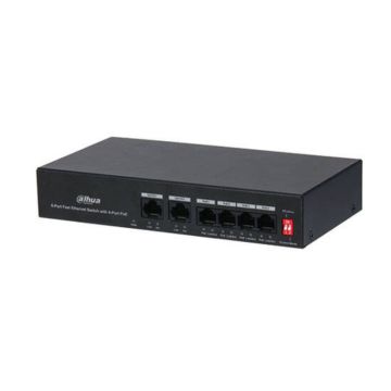 6-portowy przełącznik Fast Ethernet Nice Switch PoE PFS3006-4ET-36 - z 4 portami Ethernet 10/100 Mbps z obsługą PoE