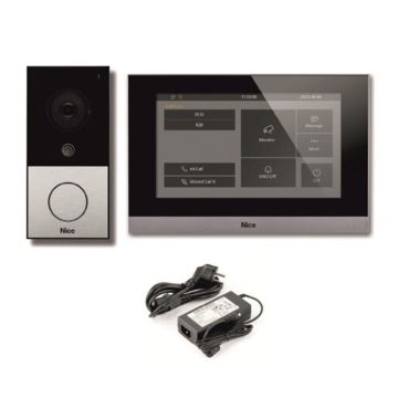 Zestaw wideodomofonowy NICE MB2-WKIT MyBell - 2-żyłowy, Wi-Fi, z jednym przyciskiem