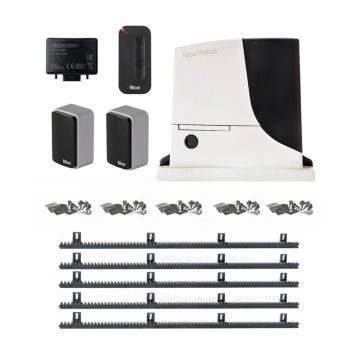 Zestaw promocyjny do bram przesuwnych do 600 kg ROBUS 600 z 5 listwami z tworzywa 60.056