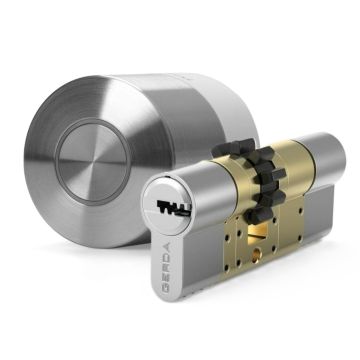 Zestaw inteligentny zamek Nuki Smart Lock Pro z wkładką regulowaną GERDA EXXO SMART M Z 61/61