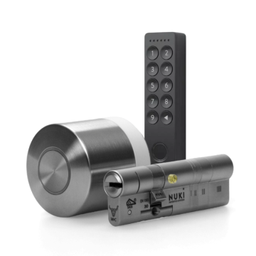 Inteligentny zamek Nuki Smart Lock Ultra w zestawie z klawiaturą NUKI Keypad 2.0