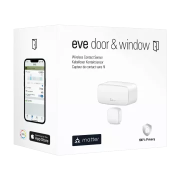 Eve Door & Window - inteligentny czujnik otwierania drzwi i okien (technologia Matter)