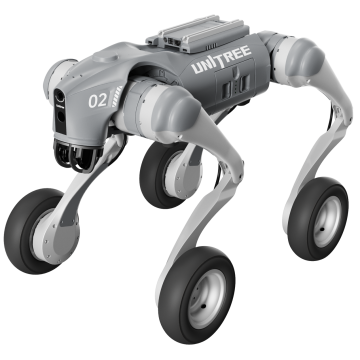 Robot pies Unitree Go2-W U1 z kołami