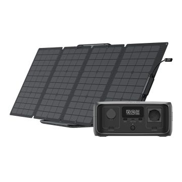 Zestaw: Stacja zasilania EcoFlow River 3 + panel fotowoltaiczny 110W