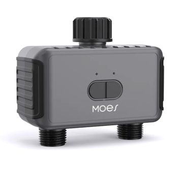 Inteligentny podwójny zawór do nawadniania ogrodu Moes (BWV-YC02-EU) Tuya Bluetooth