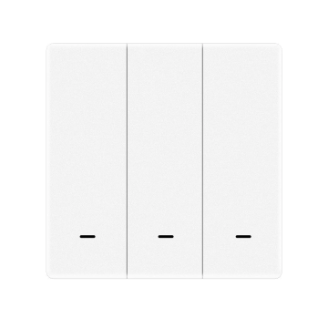 Przycisk bezprzewodowy 3-klawiszowy Moes (ZT-B-EU3-W) Biały Tuya Zigbee