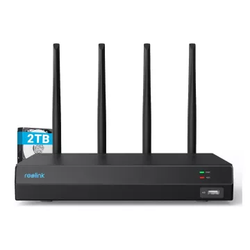 Rejestrator WiFi 12-kanałowy Reolink NVS12W Dysk 2TB