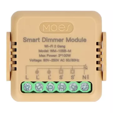 Ściemniacz podwójny Mini Moes (MS-105B-M) Tuya Wi-Fi