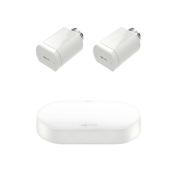 Zestaw inteligentnego ogrzewania Somfy centrala Connectivity Kit + 2x głowica termostatyczna