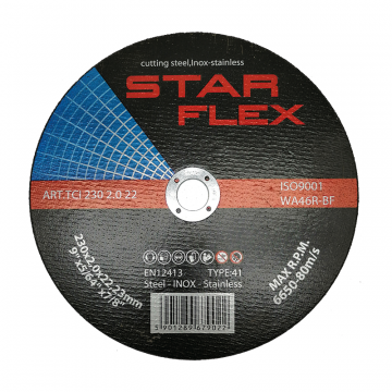 STAR FLEX Tarcza tnąca T41-230-2,0 A46R-BF-INOX