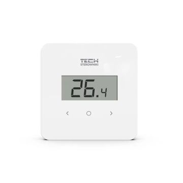 Bezprzewodowy regulator pokojowy TECH R-8b PLUS Biały (WG.11.0297)