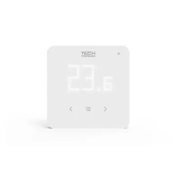 Bezprzewodowy regulator pokojowy z matrycą LED TECH R-8 LED Biały (WG.11.0745)