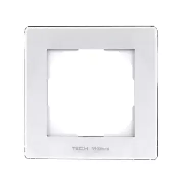 Pojedyncza ramka TechSterowniki SINUM FG-01 Biały (WG.23.0025)