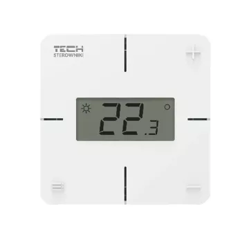 Bezprzewodowy regulator do klimakonwektora TechSterowniki SINUM R-KL2 Biały (WG.23.0245)