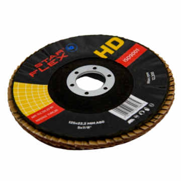 STAR FLEX Tarcza listkowa ceramiczna do szlifowania T29 SG INOX 125-22, granulacja 40