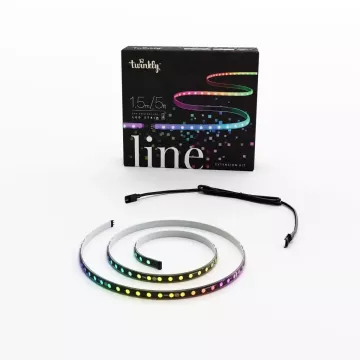 Inteligentna taśma LED Twinkly Line - Extension Kit, RGB LED, Black Strip