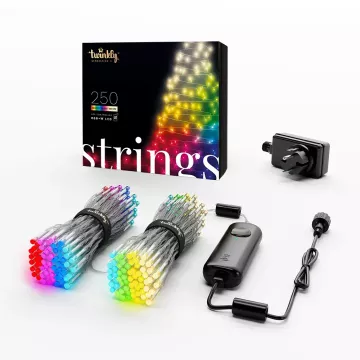 Inteligentne oświetlenie Twinkly Strings 250 Led RGBW transparent wire/Plug F (EU type)