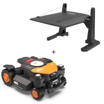 Zestaw robot koszący WORX Landroid Vision Cloud WR340E - 600 m², 4WD stereo camera, RTK + Garaż WORX WA0828