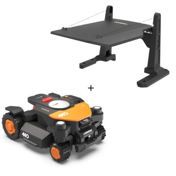 Zestaw robot koszący WORX Landroid Vision Cloud WR342E - 2000m², 4WD stereo camera, RTK + Garaż WORX WA0828