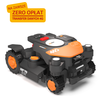 Robot koszący WORX Landroid Vision Cloud WR344E - 4000m², 4WD stereo+RTK CTO+Light incl